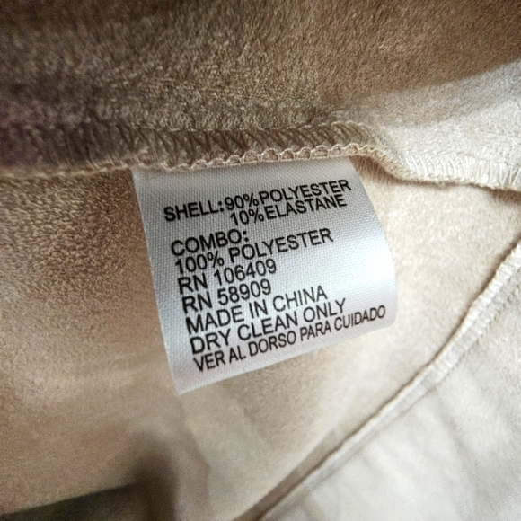 Nwt Gianni Bini Mia Dusty Mauve Faux Suede Fringed Longsleeve Dress - Picture 14 of 16